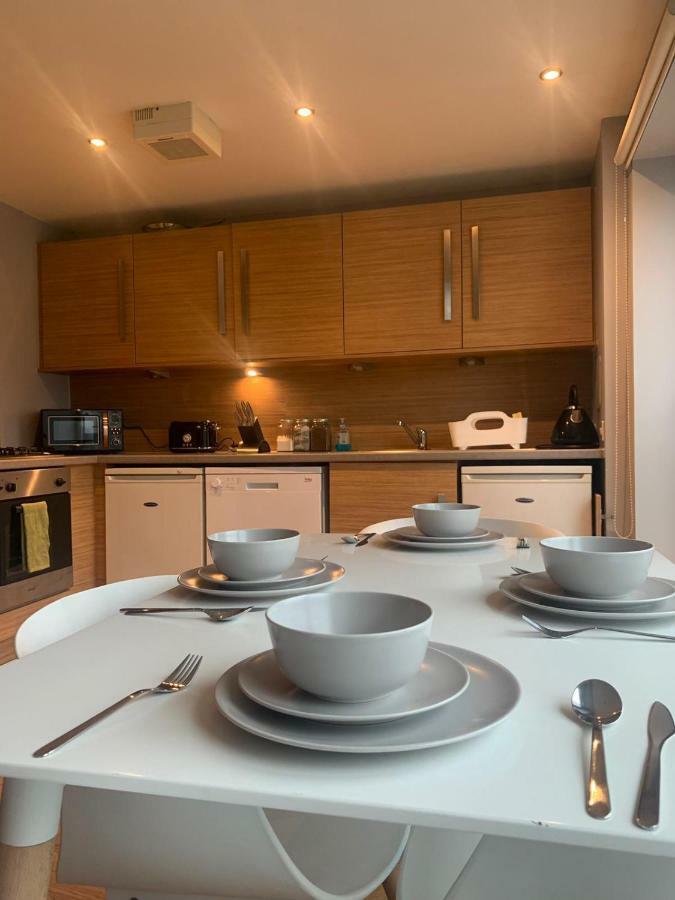 Merchant City Modern 1 Bed Executive Flat 글라스고 외부 사진